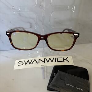 Swanwick Readers Black Glasses Blue Light Blocking Glasses.+1.50 ref 2024